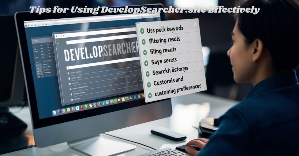 Tips for Using DevelopSearcher.site Effectively