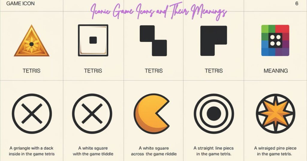 Iconic Game Icons and Their Meanings